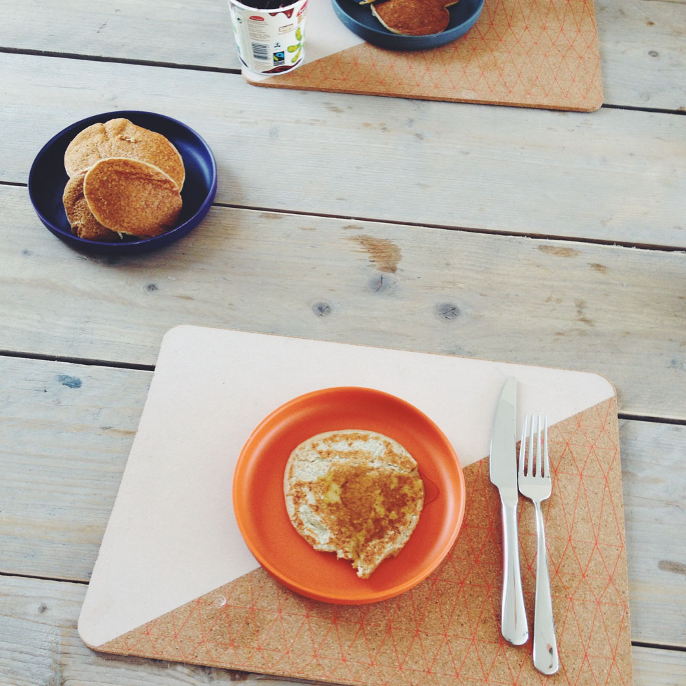 recept veganistische pannenkoeken met banaan en havermout