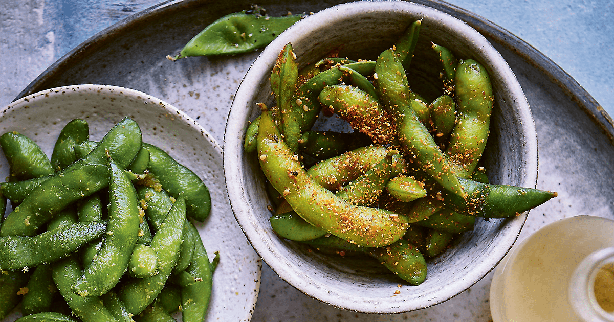 Edamame au goût de fromage et d'oignon BE Vegan