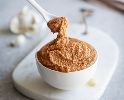 vegan recept pesto rosso