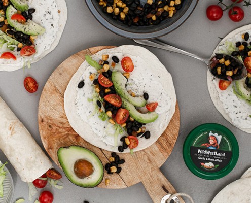 Vegan-wraps-kruidenroomkaas
