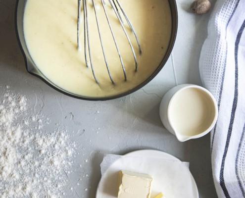 sauce béchamel au lait de soja