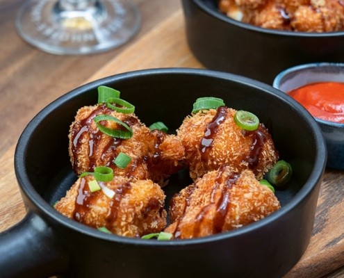 des ailes de chou-fleur croquantes avec sauce bbq