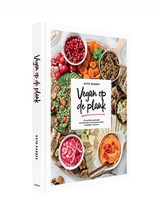 livre de cuisine Vegan op de plank