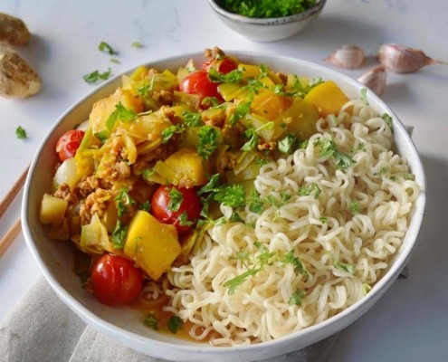 stoofpotje-prei-pompoen-seitan-gehakt