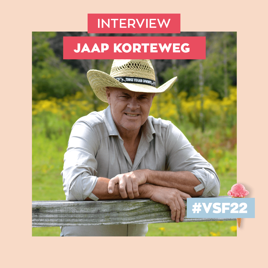 Jaap Korteweg op Vegan Summer Fest