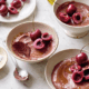 vegan chocomousse met olijfolie en kersen