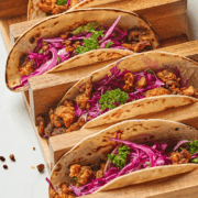tacos véganes au tempeh
