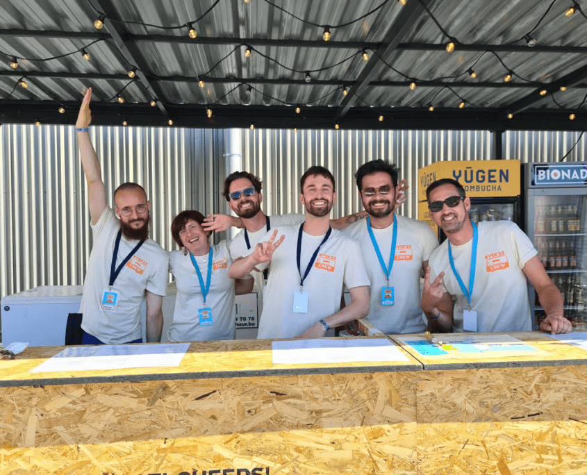 Vegan Summer Fest vrijwilligers bar crew