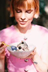 glace végane au maïs