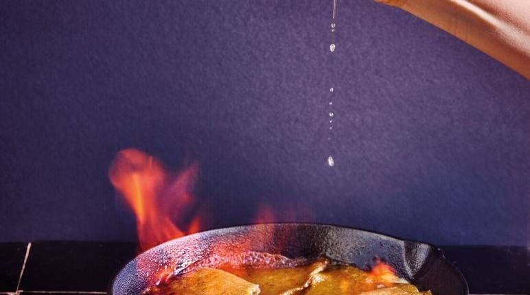 crêpes Suzette véganes